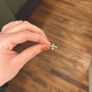 James Avery Retired Silver St. Teresa Cross Ring